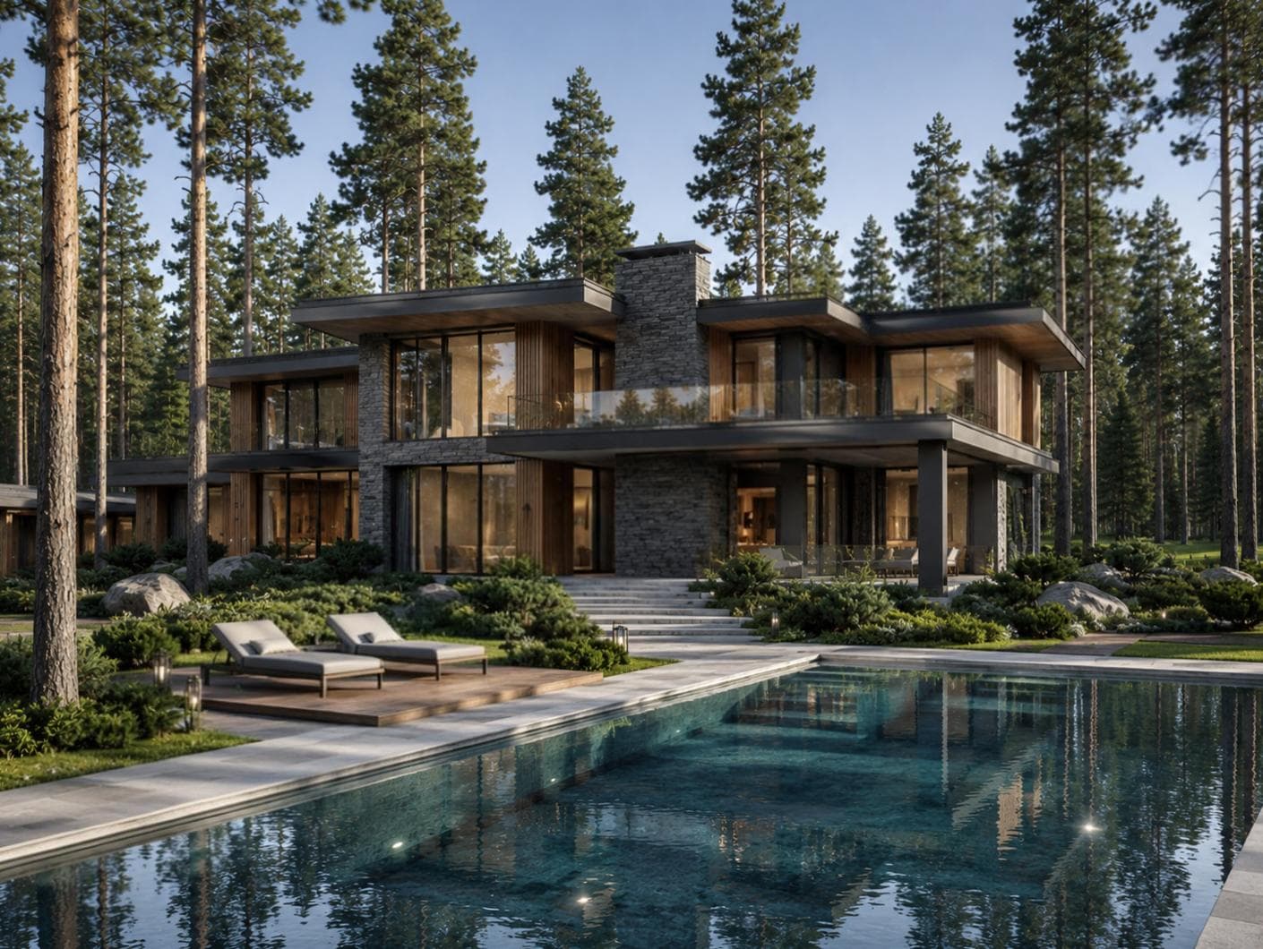 House among the pines